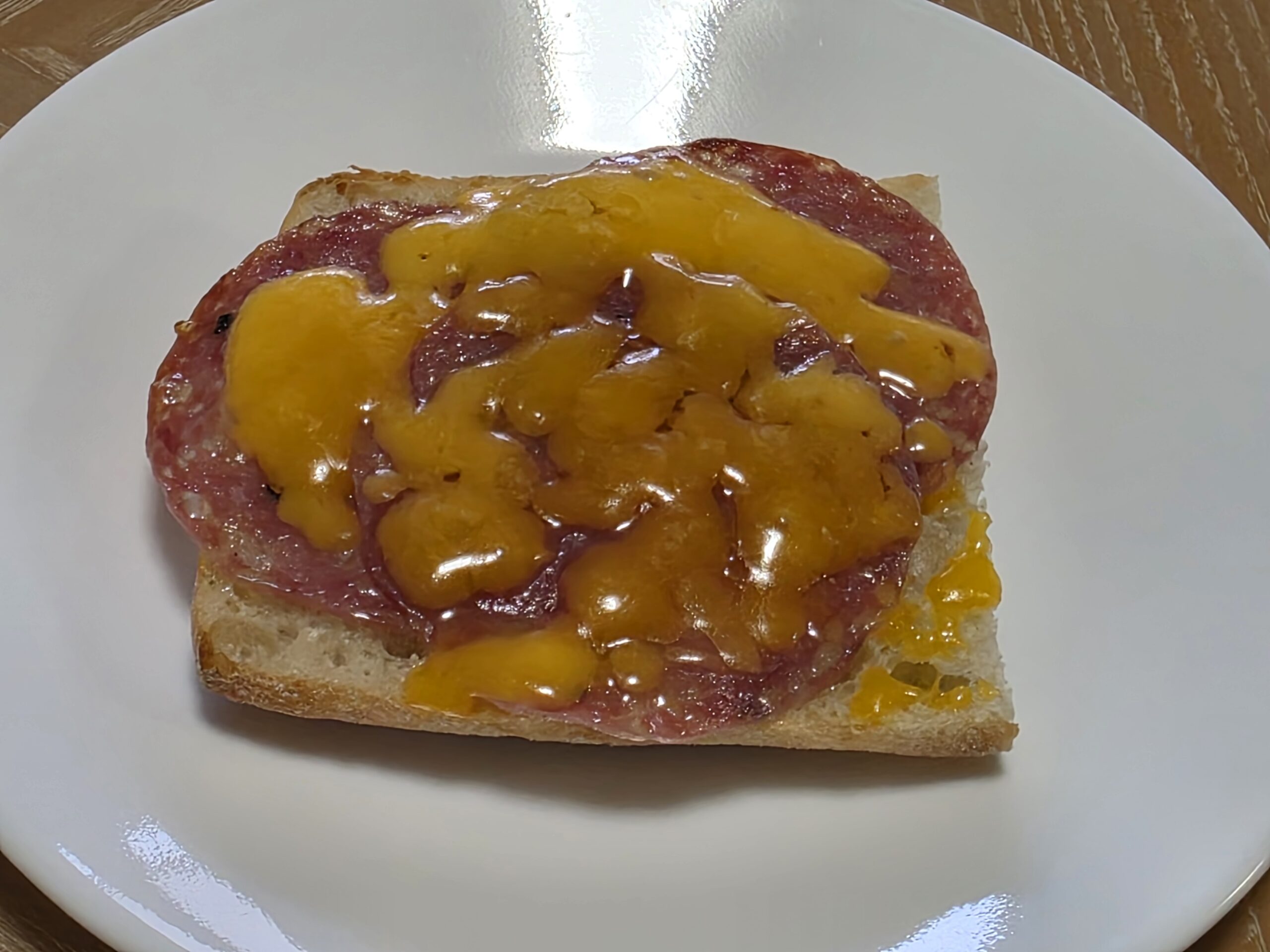 Toast served for breakfast.